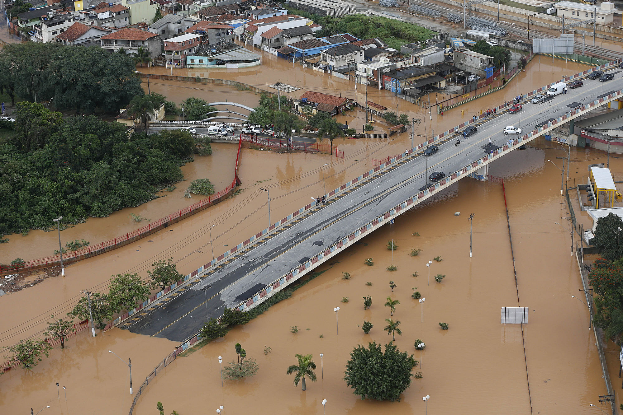 Floods And Mudslides Kill 16 People In And Around Sao Paulo